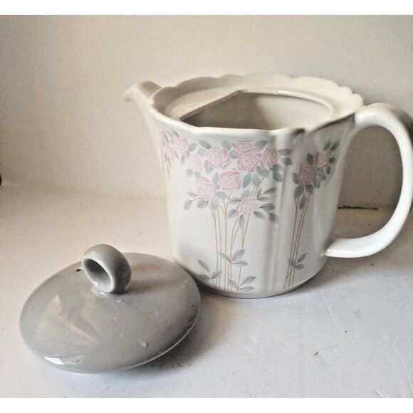 Vintage Sadler Made In England Rose Pattern 4 Cup Teapot 1950's - Picture 10 of 12